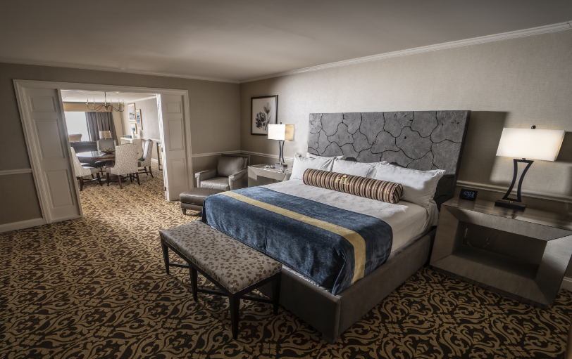 A single suite at the Hershey Lodge