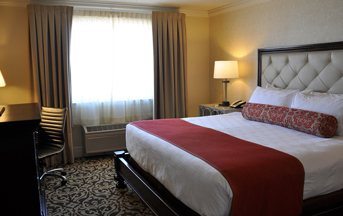 A single suite at the Hershey Lodge