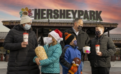 family at hersheypark