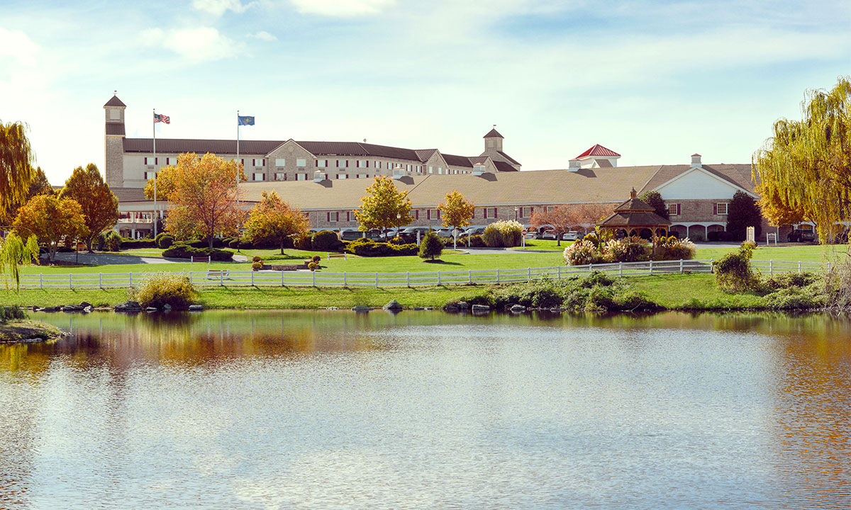 Hershey Lodge during the winter